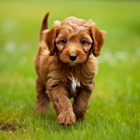 Mini Irish Doodle puppy